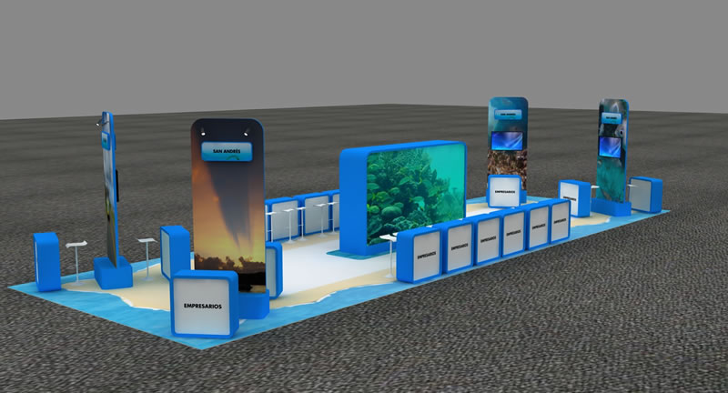 Imagen 3D Stand Departamento 2014