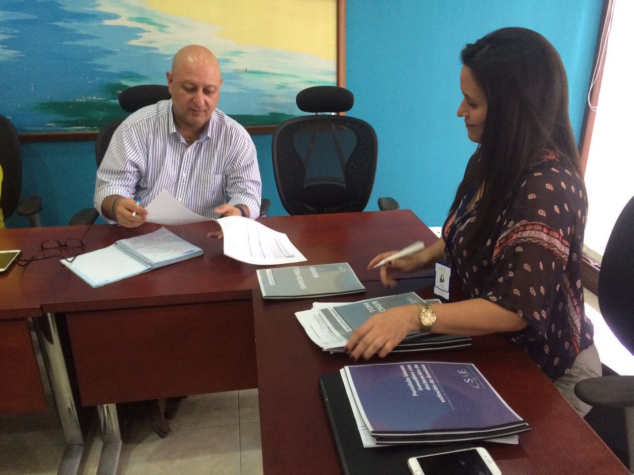Entrega de bienes al departamento
