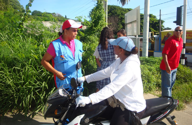 Caminata por los barrios la loma
