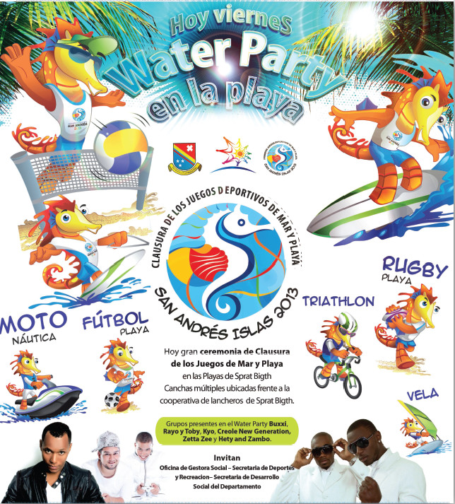 Clausura Juegos de mar y playa