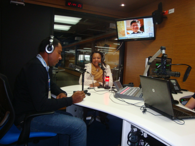 Gobernadora en Blue radio