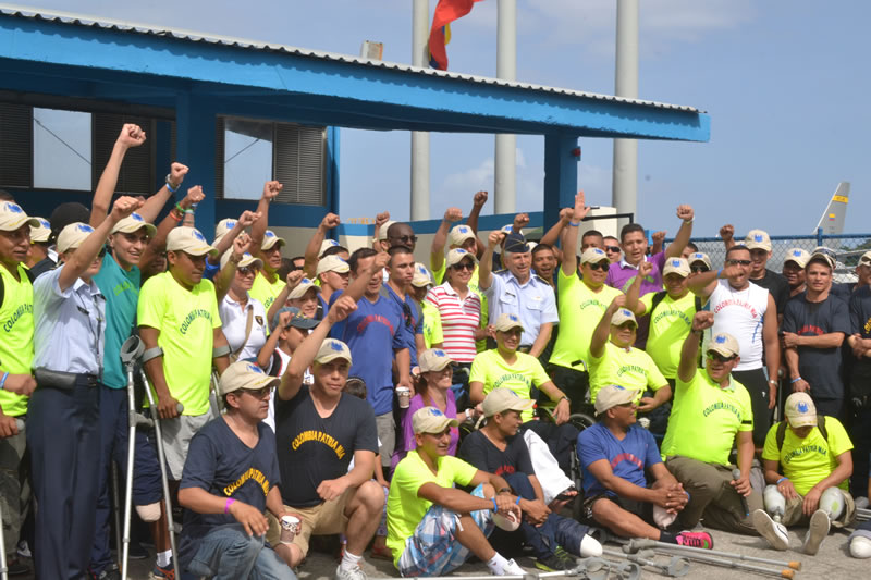 Soldados Discapacitados conocen el mar