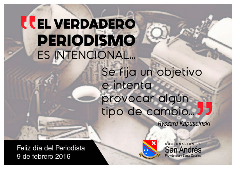 Tarjeta del Periodista